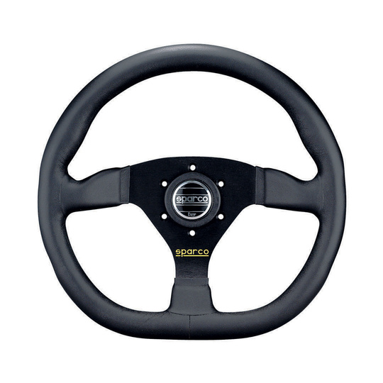 Kierownica Sparco L360 RING skóra -homologacja TUV