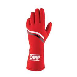 Rękawice OMP DIJON MY21 czerwone (homologacja FIA)