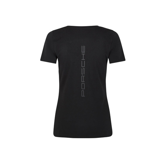T-shirt damski Logo czarny Porsche Motorsport 2021