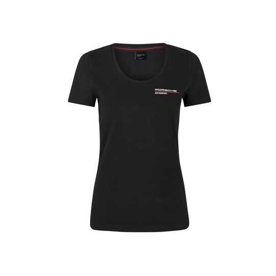 T-shirt damski Logo czarny Porsche Motorsport 2021