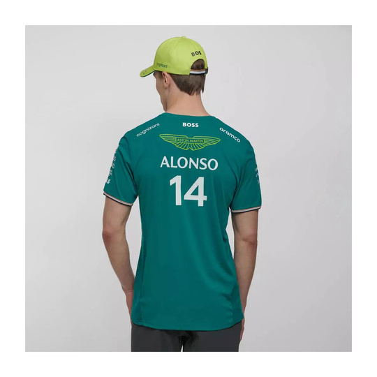 T-shirt męski Alonso Team Aston Martin F1 2023