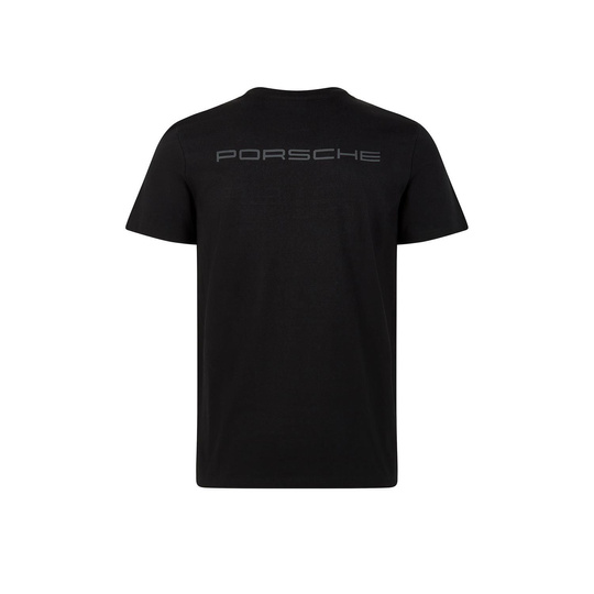 T-shirt męski Logo czarny Porsche Motorsport 2021