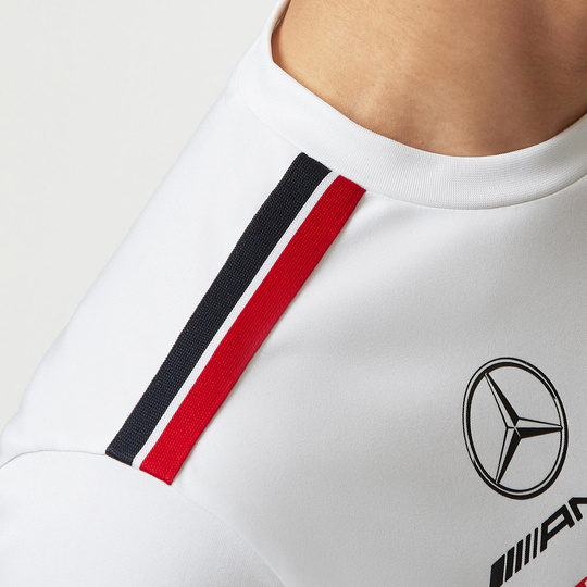 T-shirt męski Team biały Mercedes AMG F1 2023